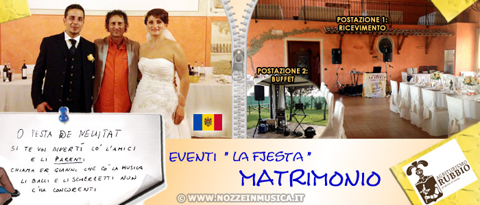ristorante musica matrimonio