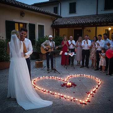 La Serenata Un regalo di antica tradizione che solo un musicista, cantante con spiccate qualità musicali, potrà suonarvi dal vivo.